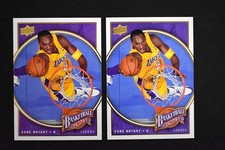 Lot Of (2) 2008-09 Upper Deck Kobe Bryant Basketball Heroes #KB-3 Lakers