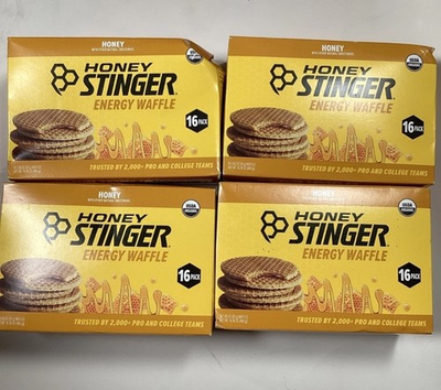 #ad Honey Stinger Organic Waffle Honey Sports Nutrition 16.96 Ounce Pack of 64 $47.49