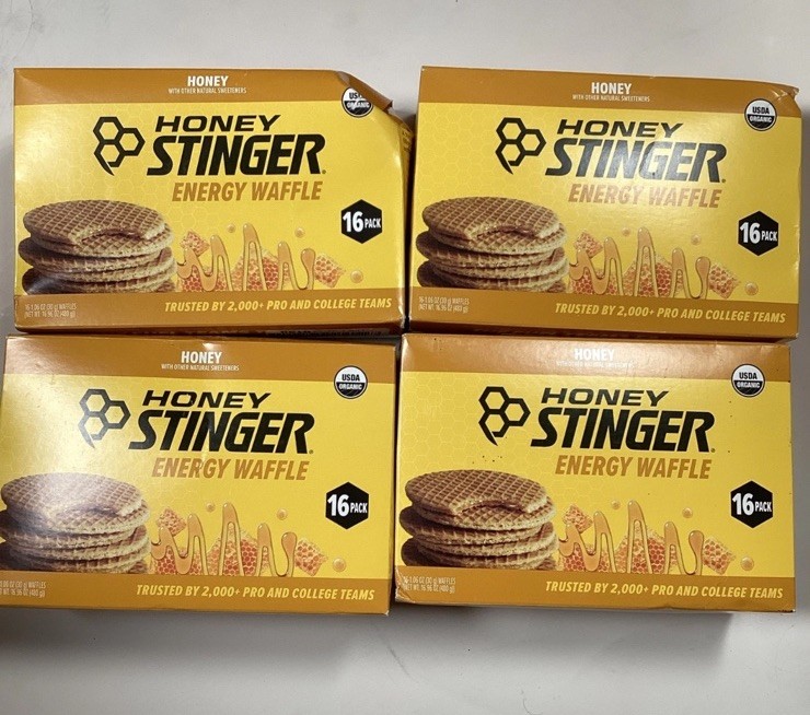 Honey Stinger Organic Waffle, Honey, Sports Nutrition, 16.96 Ounce, Pack of 64