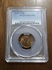 Very Nice 1909 VDB Lincoln Wheat Cent PCGS MS64RBB MS 64 Red Brown