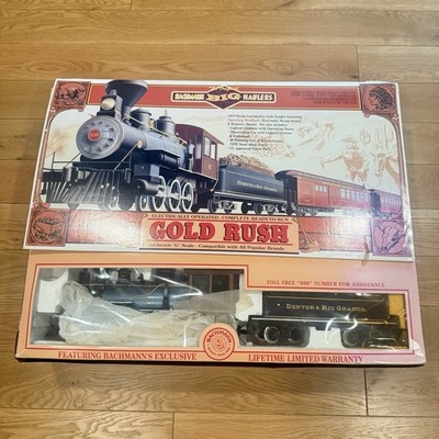 Bachmann G Scale Denver Gold Rush *missing track Not Working* Train Set