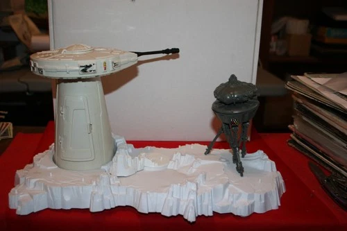 Vintage 1980 Star Wars Hoth Turret & Probot Playset Kenner ESB Incomplete