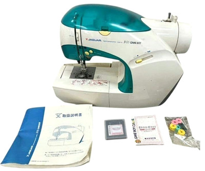Jaguar JN-100 Game Boy Sewing Machine Vintage Rare with Cartridge Manual As-Is