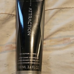 Avon Attraction Aftershave Conditioner Lotion for Men, Regular Size 3.4 fl oz