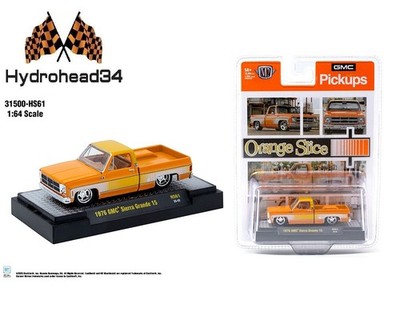 M2 Machines 1976 GMC Sierra Grande Orange Slice   Hobby Exclusive HS61