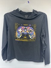 Old Navy Active Cloud 94 Soft Boys Hoodie Sweatshirt S 6-7 gray Gamer Graphic