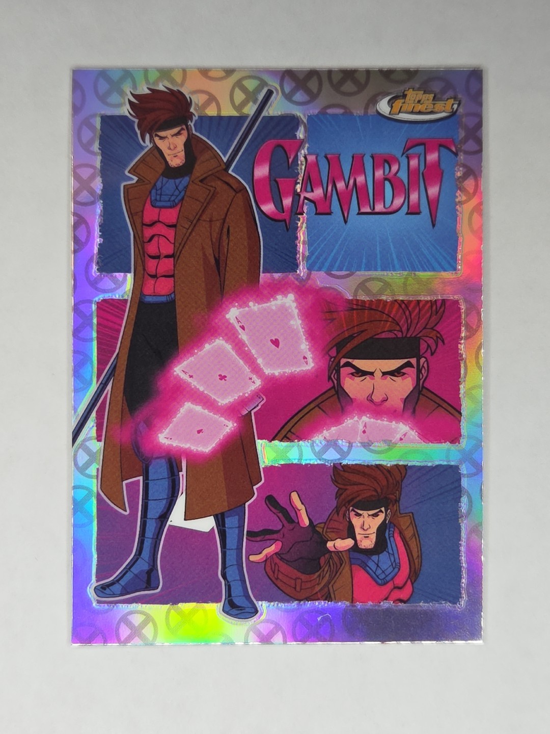 Topps 2025 Finest X-Men '97 Remember It Gambit Card #RI-7
