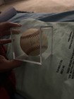 NOLAN RYAN AUTOGRAPHED NBA SERIES BASEBALL  — photo 4