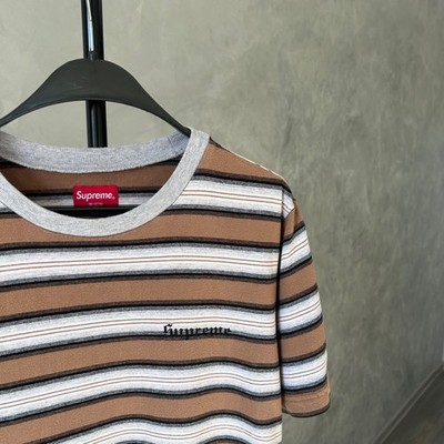 Supreme SS17 Shadow Stripe Tee M | eBay