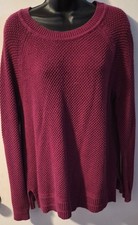 Old Navy Cozy Crew Neck Knit Sweater Long Sleeve Red Size XL Womens