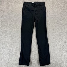 Old Navy Kids Straight Leg Built in Flex Pants Black Size 14 Slim