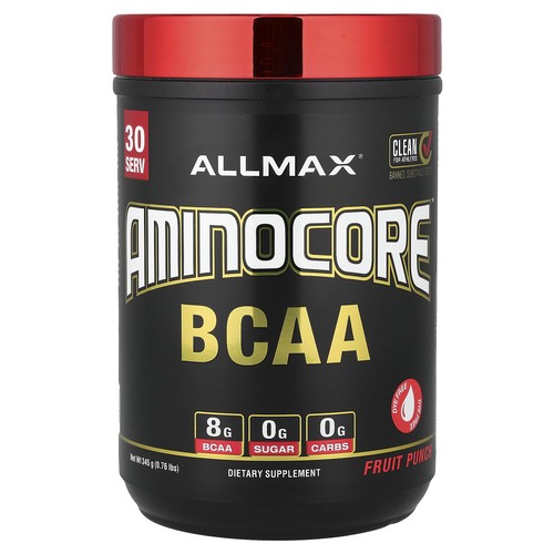 AMINOCORE™ BCAA, Fruit Punch, 0.76 lbs (345 g)
