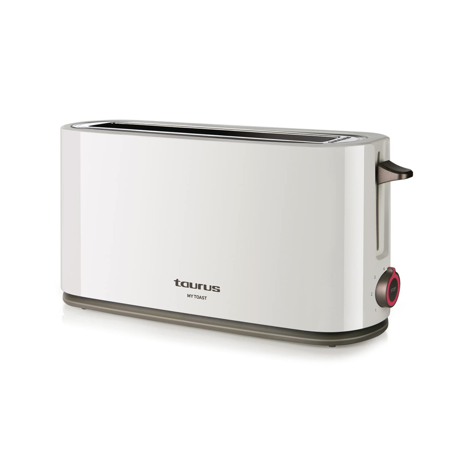 Taurus - Tostapane Mytoast 1000W | 1 Fessura Lunga e Extra Larga | 7 Livelli di 