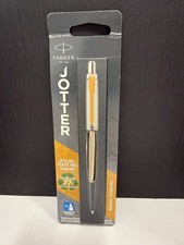Parker Jotter Stainless Steel Ballpoint Pen Medium Point Blue Ink Refillable