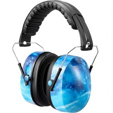 Copkim 1 Pack Hearing Protection Ear Muffs NRR 28dB Starry Sky Blue
