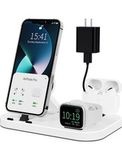 Charging Station for Multiple Devices Apple, 3 in 1 Charging Dock