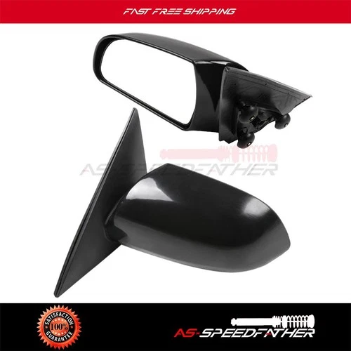 Power Heated Black For 2006-2010 Hyundai Sonata Left+Right Side View Mirrors