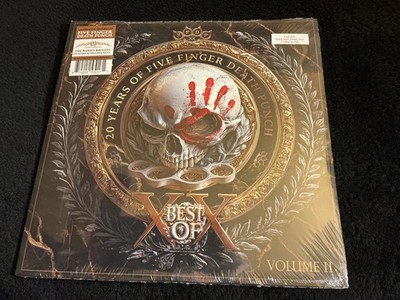 FIVE FINGER DEATH PUNCH BEST OF VOLUME II Limited Ed. Red&Gold Galaxy VINYL new