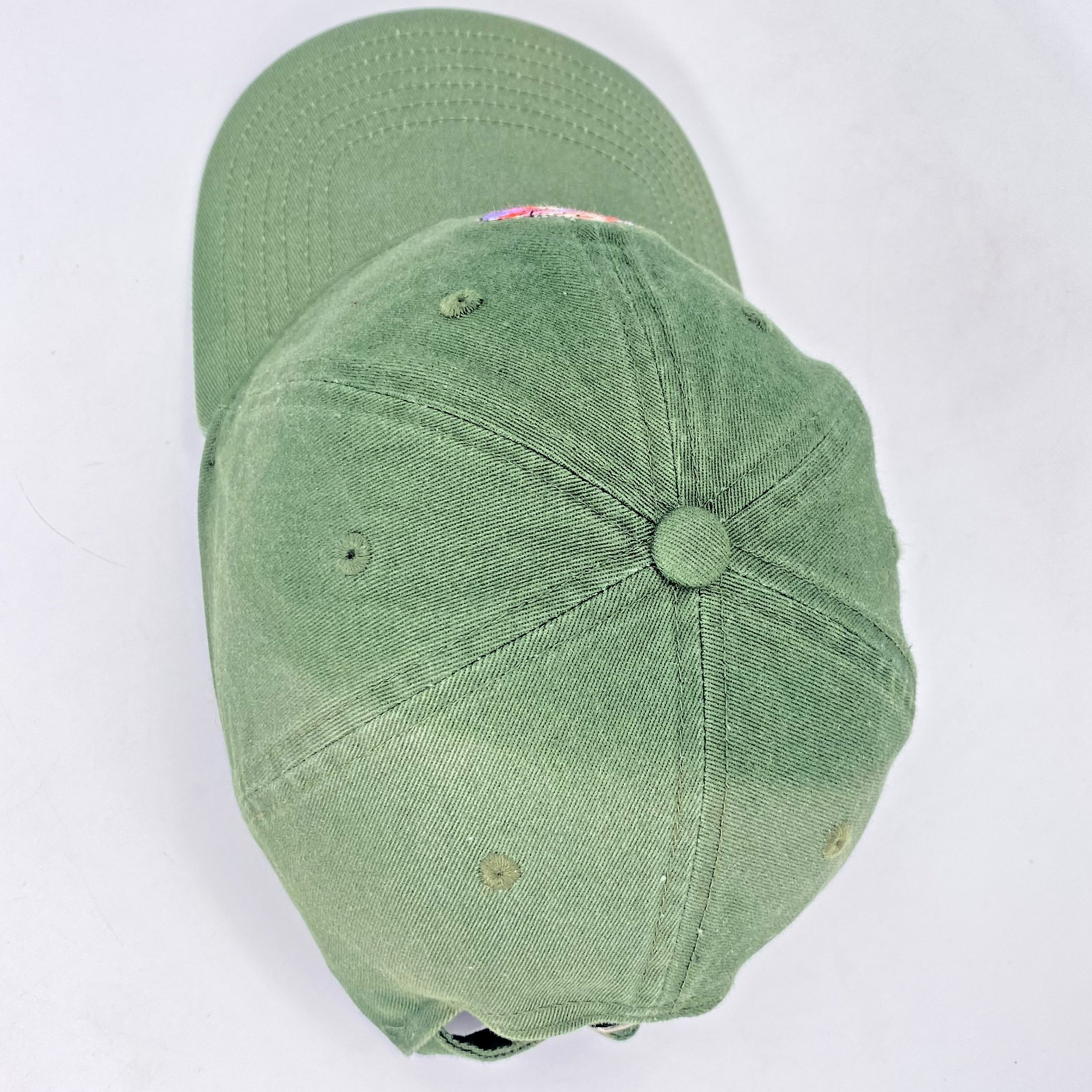 Magic Mushroom Hat Cap Adjustable Strapback Green… - image 6