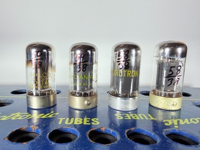Lot of 4 7C5 Sub 6V6 Tested Good Tube