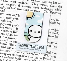 *REGULAR QUALITY* A Sunny Day Magnetic Bookmark The Coffee Monsterz Co TCMC