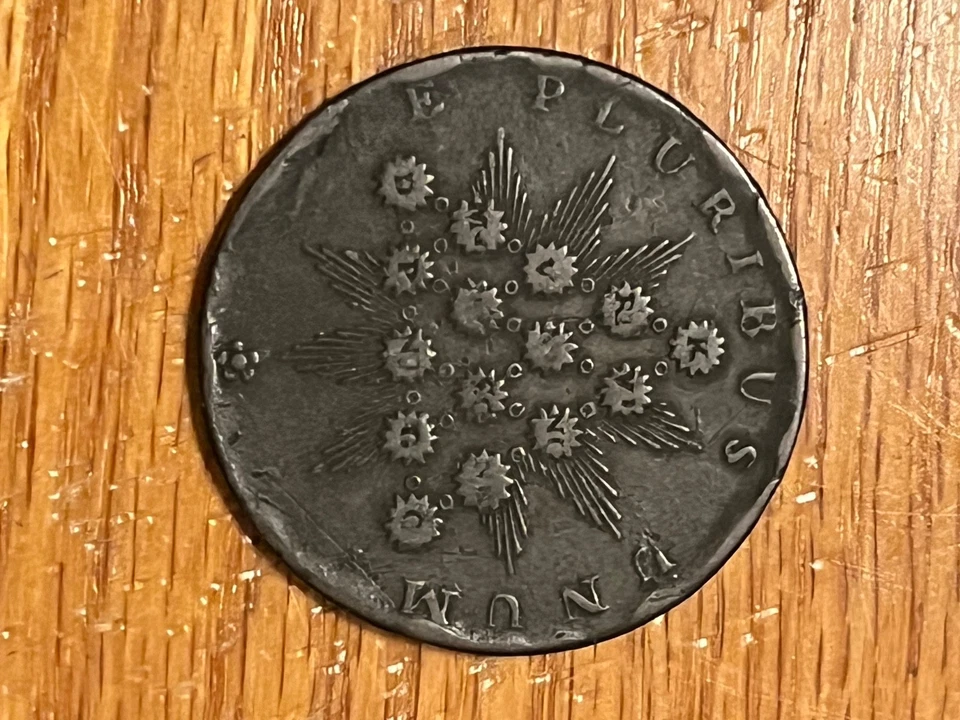 ( 1792-1794 ) Colonial Kentucky large cent , scarce - Image 2 of 4