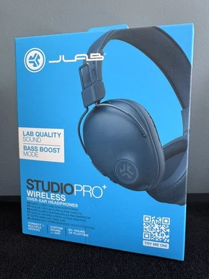 JLAB Studio Pro+ Wireless Over-Ear Headphones 65+ Hours Playtime-BLUE - Image 1 of 4