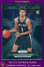 2023-24 Panini Prizm Deep Space Rookie #136 Victor Wembanyama Prizm RC