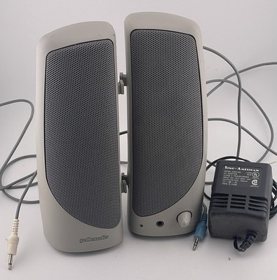 HP Polk Audio Desktop Computer Speakers - 3.5mm jack - Tested, Works!