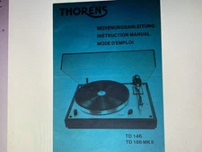 Thorens Td 146 166 Mk2 User Manual Digital
