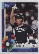 2023 Topps World Baseball Classic Global Stars Blue 36/50 Ha-Seong Kim #50 1he8