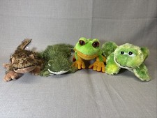Webkinz Lot of 4 Gecko, Leopard Lizard, Tie Dye, Tree Frog, No Codes USA Seller