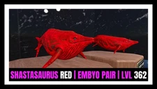 ARK Survival Ascended PvE SHASTA SHASTASAURUS RED EMBRYO SOLID  PC/XBOX/PS5 ASA