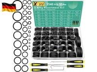 1540 StüCk 32 GrößEn O-Ring-Satz Dichtringe Sortiment Set