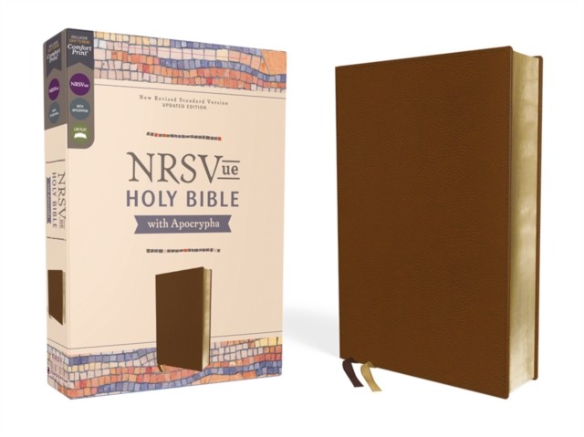 NRSVue Holy Bible with Apocrypha Leathersoft Brown by Zondervan LEATHER-BOUND