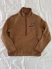 Patagonia Retro Pile Fleece Pullover - Women's XS Brown 1/2 Zip Jacket