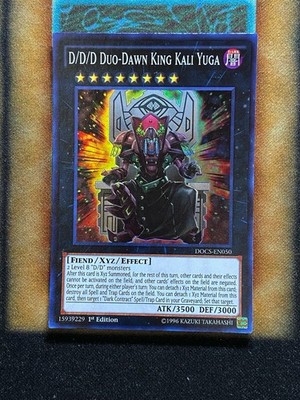 Yugioh D/D/D Duo-Dawn King Kali Yuga DOCS-EN050 Super Rare 1st Ed NM
