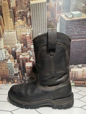 Irish Setter Boots Mens Size  12 D Brown Waterproof Work Pull On Steel Toe