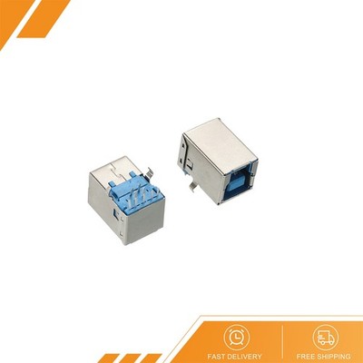 2 x USB Connector 3.0 Type B 9Pin Female 90 Degree Jack Solder Repair Adapter