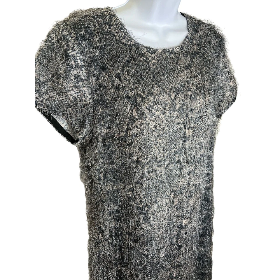 Vestido para mujer Banana Republic manga corta imitación piel estampado animal talla 12 nuevo con etiquetas Foto 2 de 4