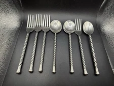 Walco Steelite Intl 18/10 Stainlessflatware Extra Heavy Weight 7 Pcs Fork Spoon