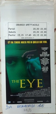 eye l'occhio locandina poster originale aa.vv.  - Condizioni accettabili