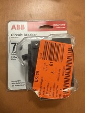 ABB Circuit Breaker Interruptor 70 Amps 2 Pole THQL2170PA