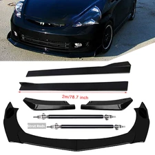 Front Bumper Lip Spoiler Splitter Car Body Rear For Honda Fit Jazz 2006-2022
