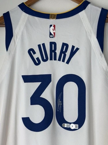 Stephen Curry Signed Warriors NBA Nike ADV Authentic Jersey Autograph USASM BAS