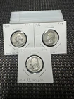 lot of 3 washington silver quarters