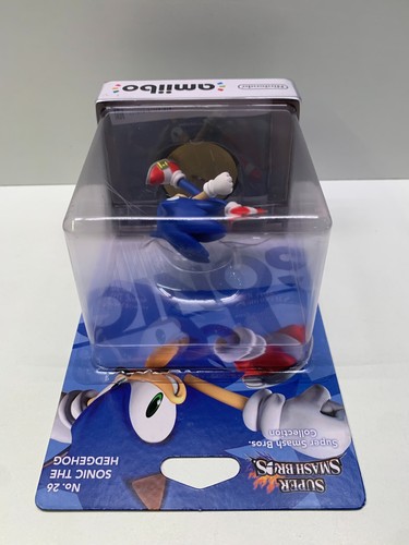 NINTENDO AMIIBO SONIC THE HEDGEHOG No. 26 NUOVO SUPER SMASH BROS COLLECTION - Picture 9 of 12