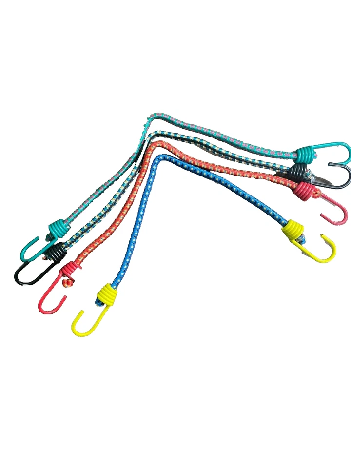 BUNGEEE CORDS (24-PACK) MULTI COLOR 2FT BUNGEE STRAP HEAVY DUTY FREE SHIPPING - Image 2 of 3
