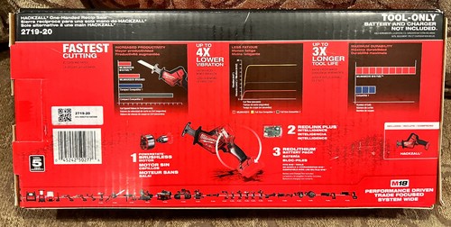 Milwaukee M18 CARBURANTE Hackzall 2719-20 SOLO STRUMENTO - Foto 4 di 6