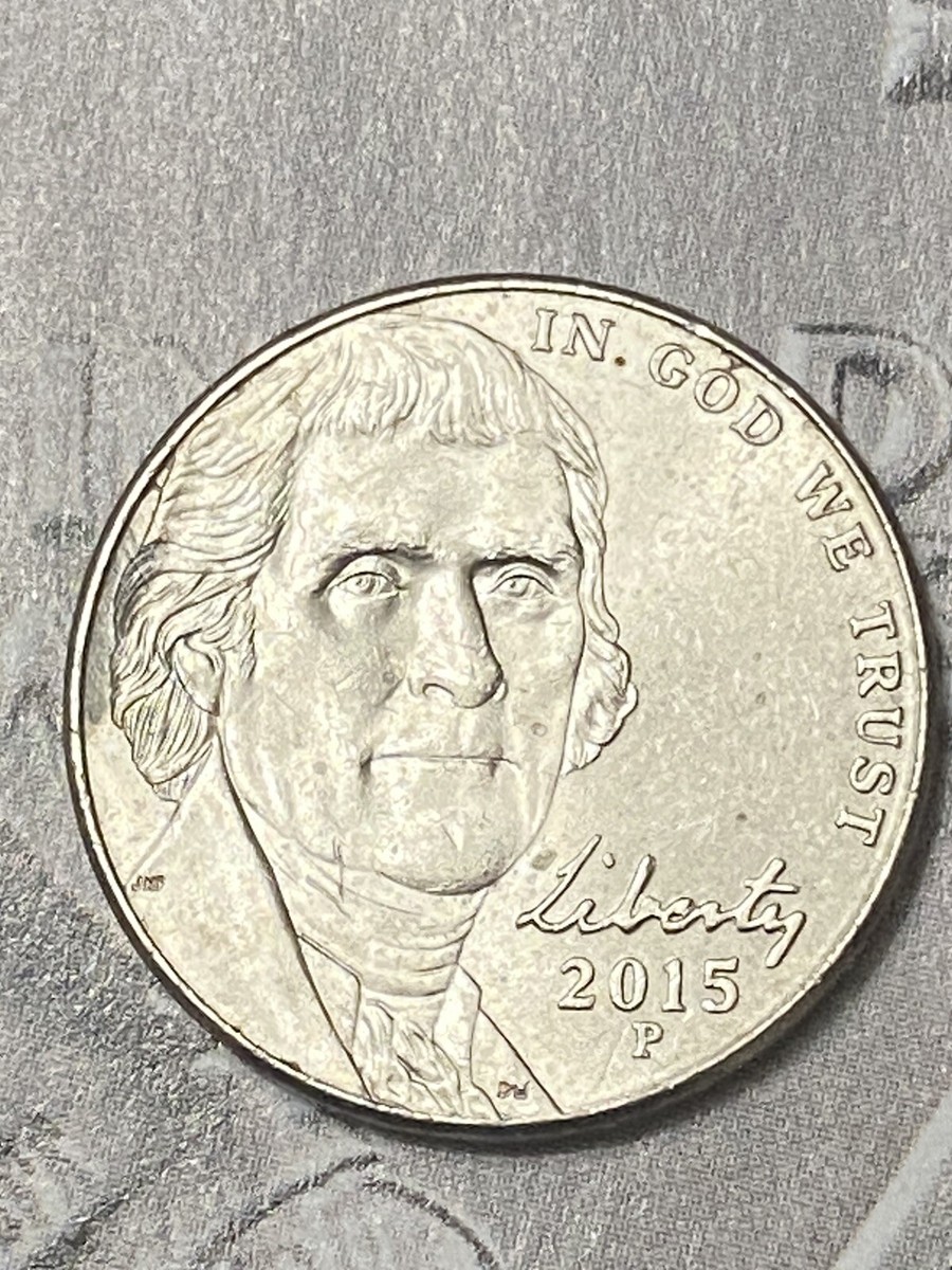  15 Cents ERROR JEFFERSON NICKEL 2015 PHILADELPHIA M | eBay